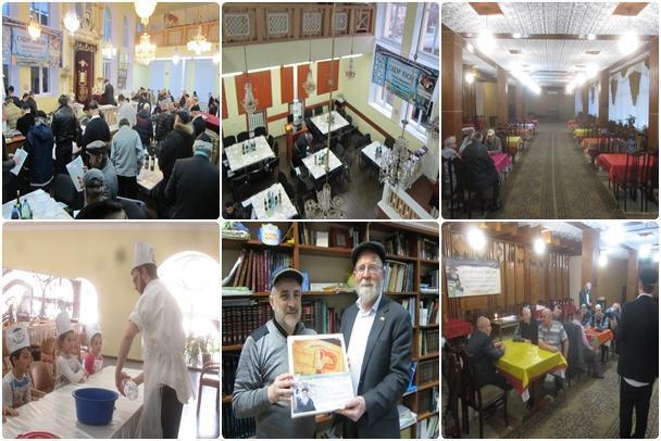 Moldova Holds Passover Sedorim Across the Country