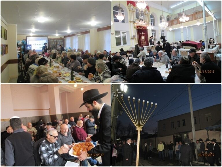 Chanukah candles light up Moldova