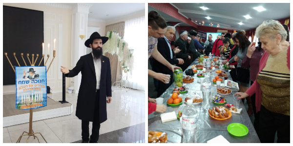 Chanukah celebration in Bender and Beltsy