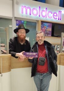 Celebrating Chanukah at the airport