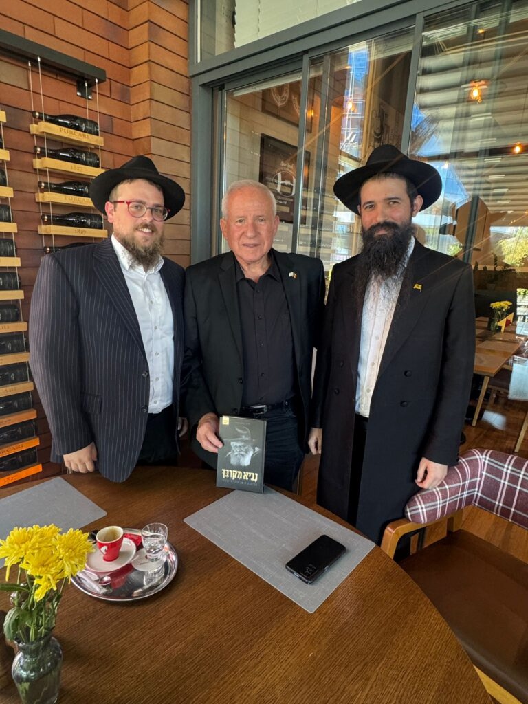 שר החקלאות הישראלי מר אבי דיכטר נפגש עם הקהילה היהודית ושלוחי חב״ד במולדובה