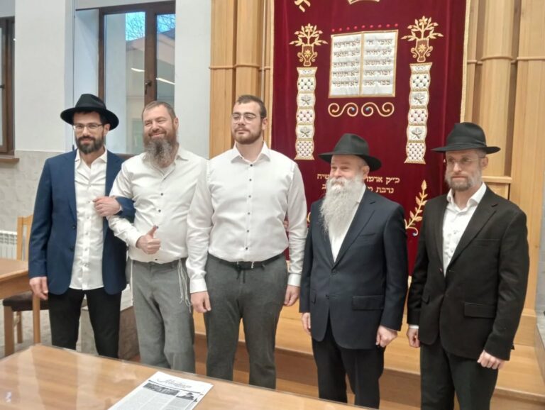 דנייפרו פוגשת את מולדובה: הרב קמינצקי מעניק אור וברכה לקהילה